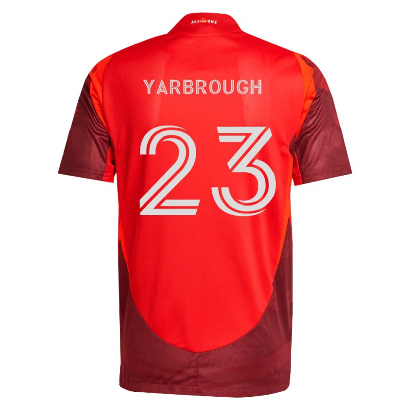 Danxen Børn William Yarbrough #23 Vinrød Rød Hjemmebane Spillertrøjer 2026/27 Trøje T-Shirt