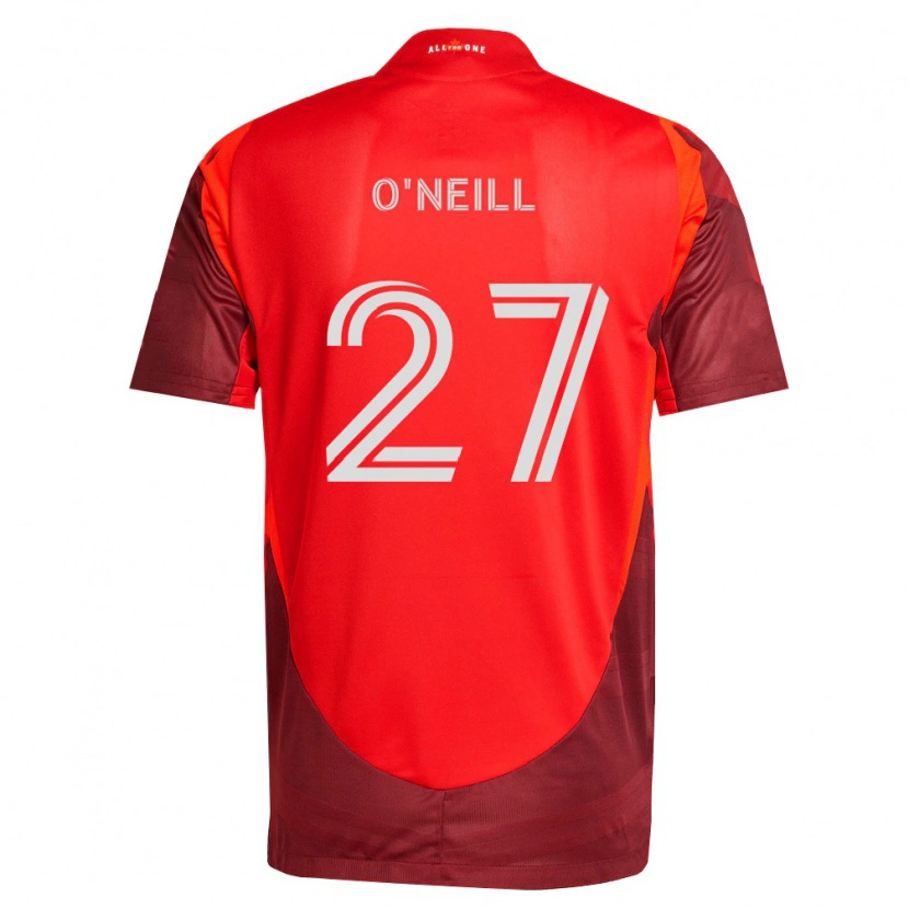 Danxen Børn Shane O'neill #27 Vinrød Rød Hjemmebane Spillertrøjer 2026/27 Trøje T-Shirt