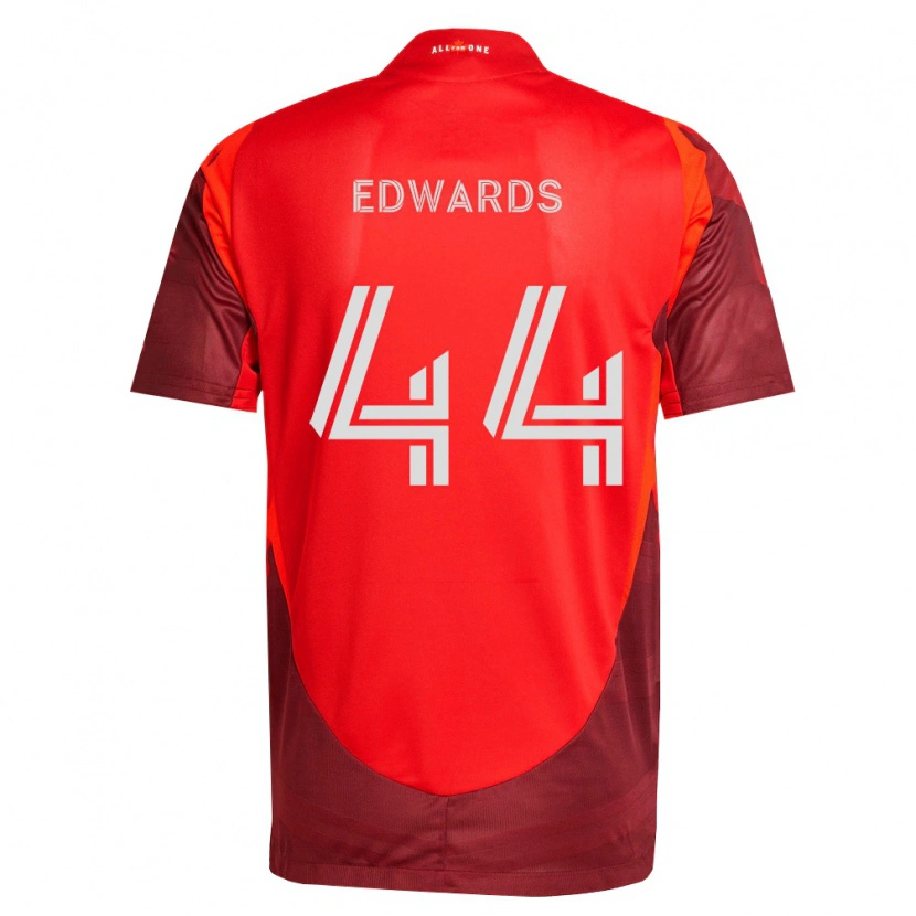 Danxen Børn Raheem Edwards #44 Vinrød Rød Hjemmebane Spillertrøjer 2026/27 Trøje T-Shirt