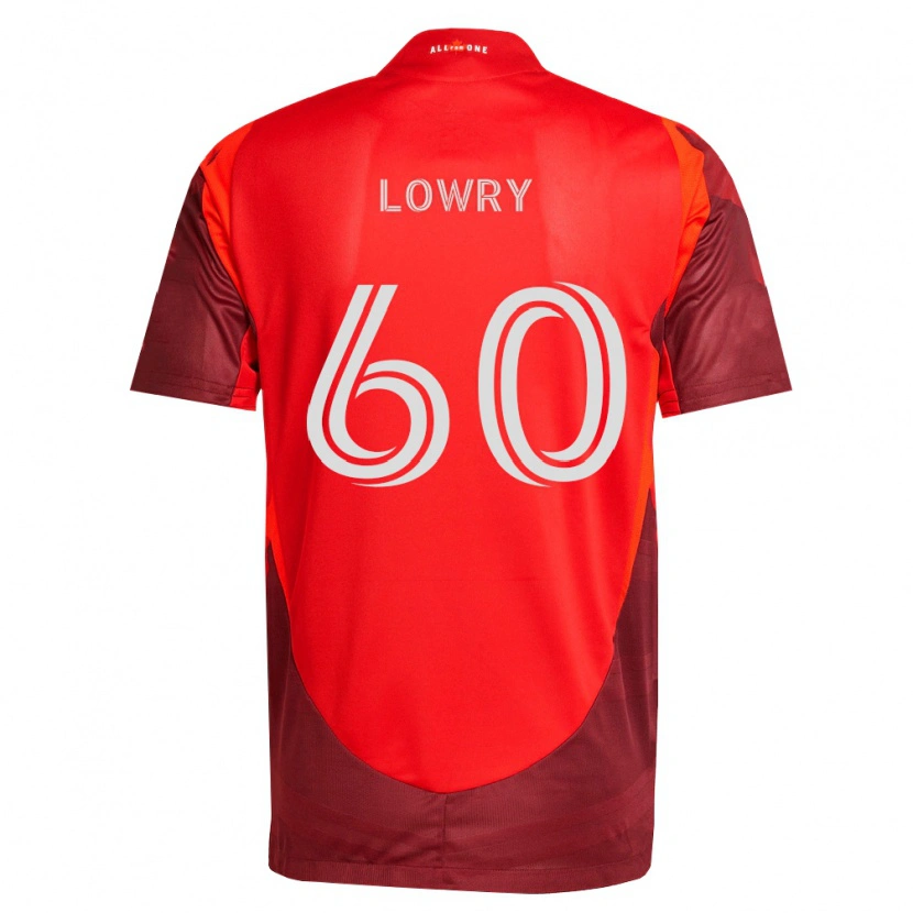 Danxen Børn Benjamin Lowry #60 Vinrød Rød Hjemmebane Spillertrøjer 2026/27 Trøje T-Shirt