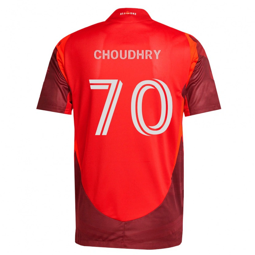 Danxen Børn Benjamin Choudhry #70 Vinrød Rød Hjemmebane Spillertrøjer 2026/27 Trøje T-Shirt