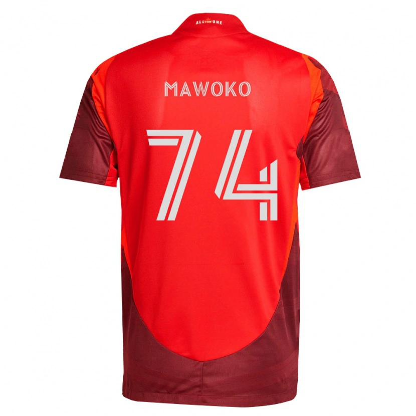 Danxen Børn Kundai Mawoko #74 Vinrød Rød Hjemmebane Spillertrøjer 2026/27 Trøje T-Shirt