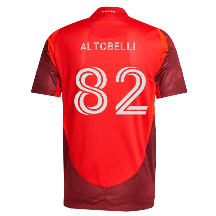 Danxen Børn Julian Altobelli #82 Vinrød Rød Hjemmebane Spillertrøjer 2026/27 Trøje T-Shirt