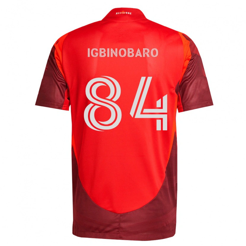 Danxen Børn Philip Igbinobaro #84 Vinrød Rød Hjemmebane Spillertrøjer 2026/27 Trøje T-Shirt