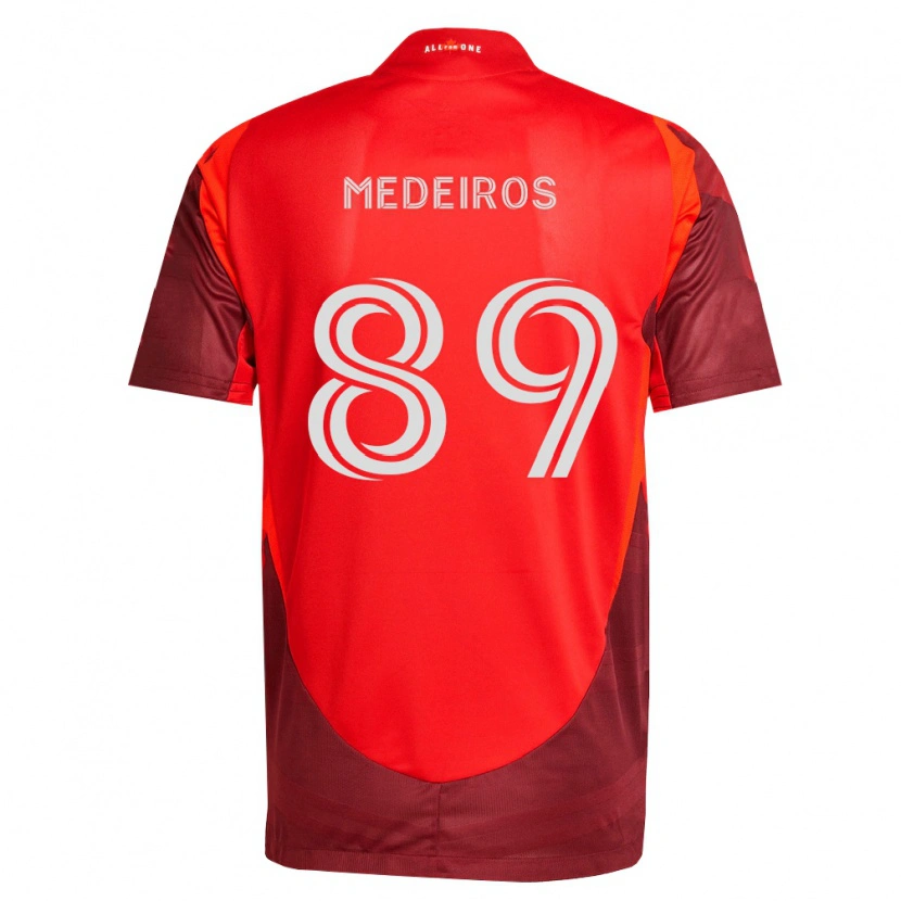 Danxen Børn Matthew Medeiros #89 Vinrød Rød Hjemmebane Spillertrøjer 2026/27 Trøje T-Shirt
