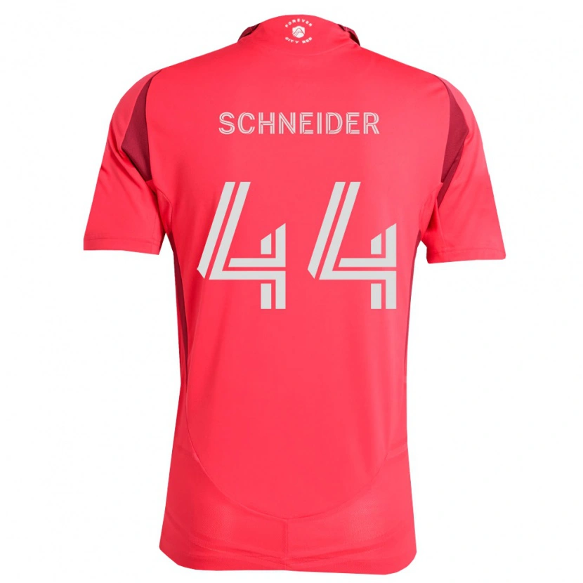 Danxen Børn Max Schneider #44 Magenta Hvid Hjemmebane Spillertrøjer 2026/27 Trøje T-Shirt