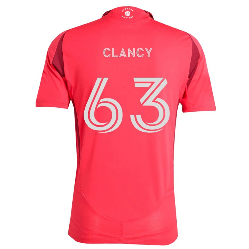 Danxen Børn Trip Clancy #63 Magenta Hvid Hjemmebane Spillertrøjer 2026/27 Trøje T-Shirt
