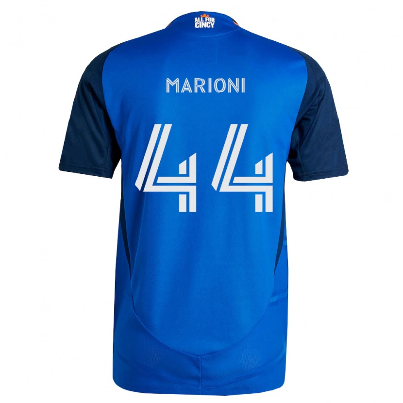 Danxen Børn Giovanni Marioni #44 Kongelig Blå Orange Hjemmebane Spillertrøjer 2026/27 Trøje T-Shirt