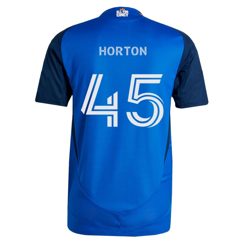 Danxen Børn Philip Horton #45 Kongelig Blå Orange Hjemmebane Spillertrøjer 2026/27 Trøje T-Shirt