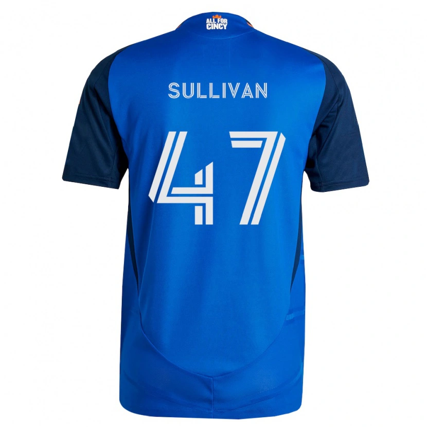 Danxen Børn Michael Sullivan #47 Kongelig Blå Orange Hjemmebane Spillertrøjer 2026/27 Trøje T-Shirt