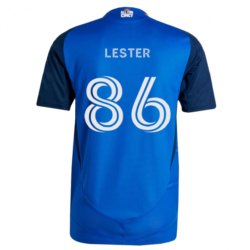 Danxen Børn Jaylen Lester #86 Kongelig Blå Orange Hjemmebane Spillertrøjer 2026/27 Trøje T-Shirt