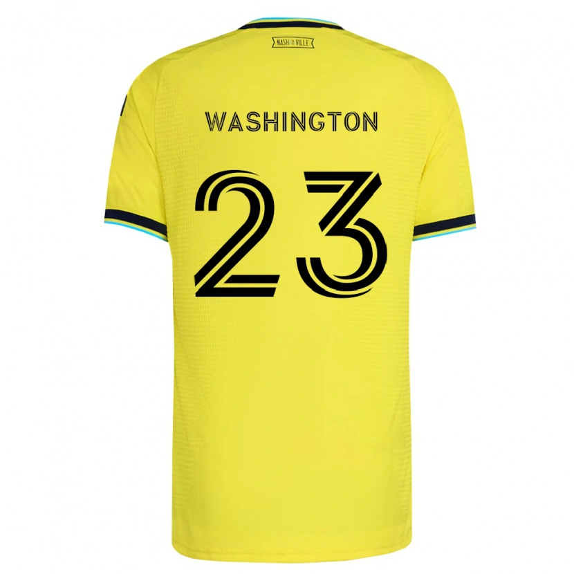 Danxen Børn Taylor Washington #23 Klar Gul Marineblå Hjemmebane Spillertrøjer 2026/27 Trøje T-Shirt