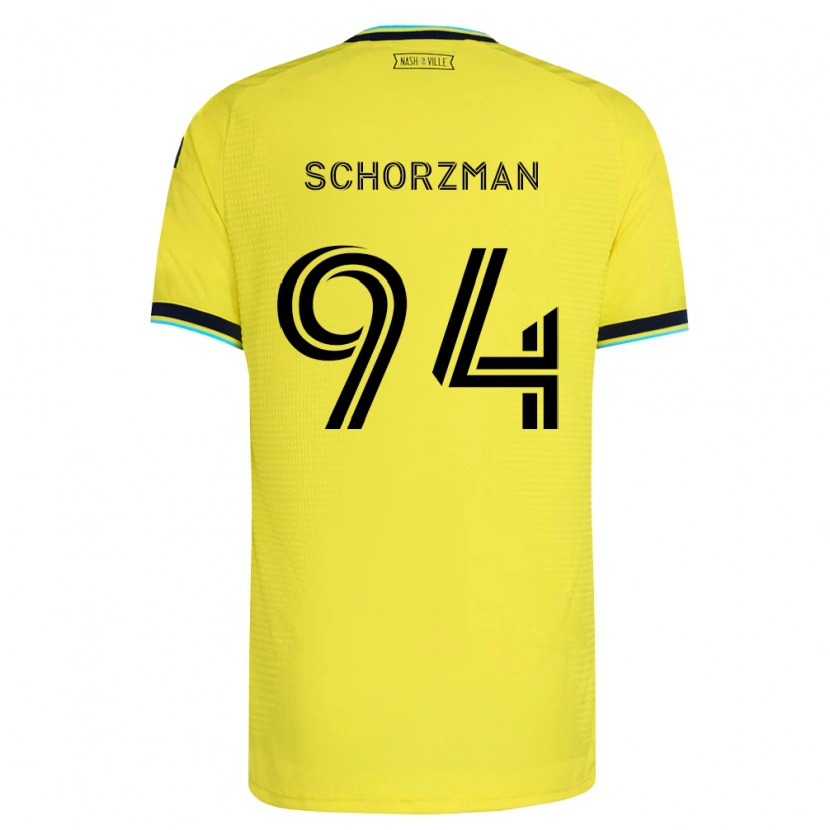 Danxen Børn Eamon Schorzman #94 Klar Gul Marineblå Hjemmebane Spillertrøjer 2026/27 Trøje T-Shirt