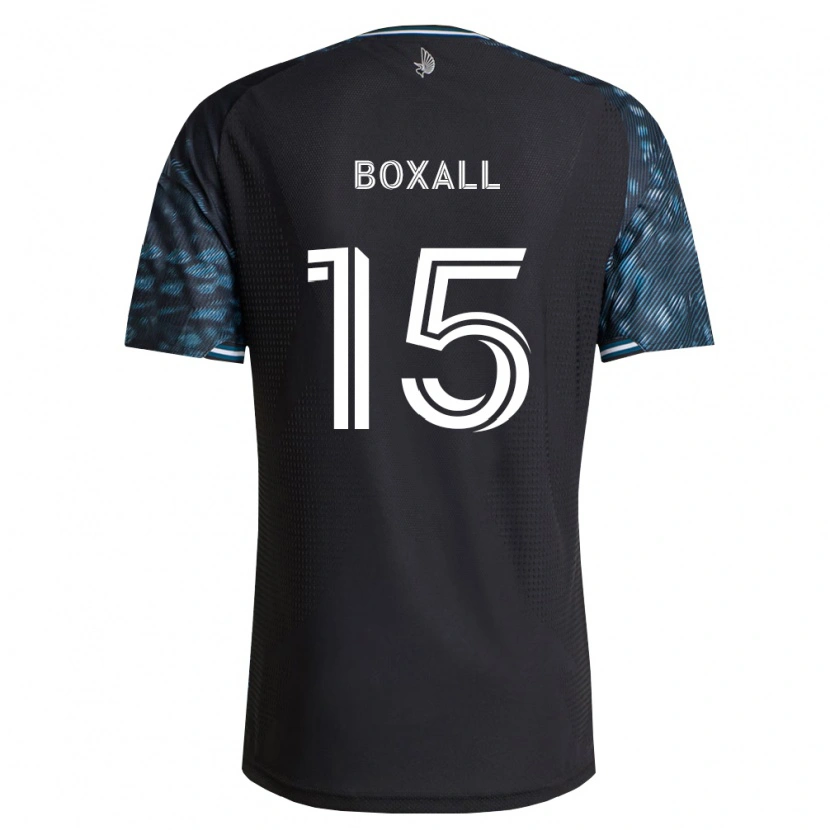 Danxen Børn Michael Boxall #15 Sort Hvid Hjemmebane Spillertrøjer 2026/27 Trøje T-Shirt