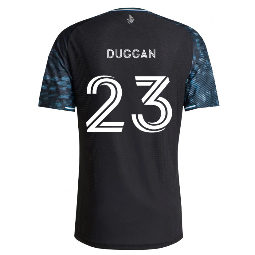 Danxen Børn Morris Duggan #23 Sort Hvid Hjemmebane Spillertrøjer 2026/27 Trøje T-Shirt