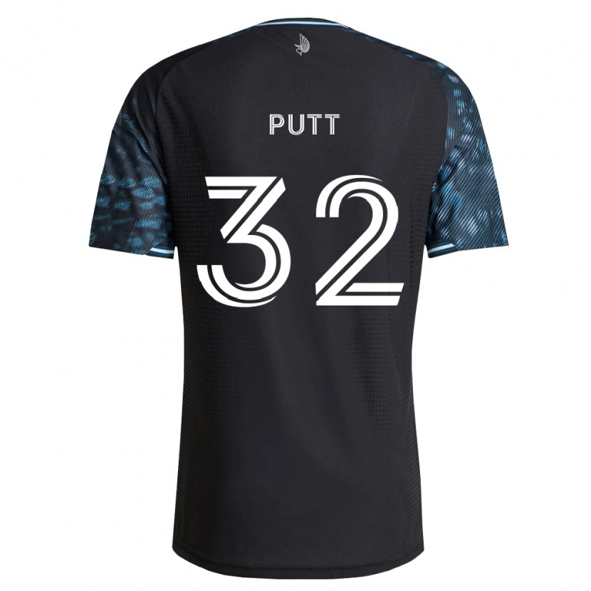 Danxen Børn Troy Putt #32 Sort Hvid Hjemmebane Spillertrøjer 2026/27 Trøje T-Shirt