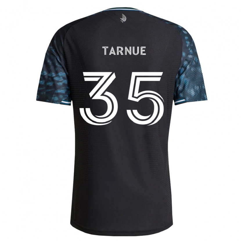 Danxen Børn Philip Tarnue #35 Sort Hvid Hjemmebane Spillertrøjer 2026/27 Trøje T-Shirt