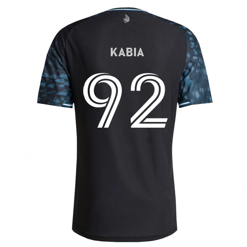 Danxen Børn Alpha Kabia #92 Sort Hvid Hjemmebane Spillertrøjer 2026/27 Trøje T-Shirt