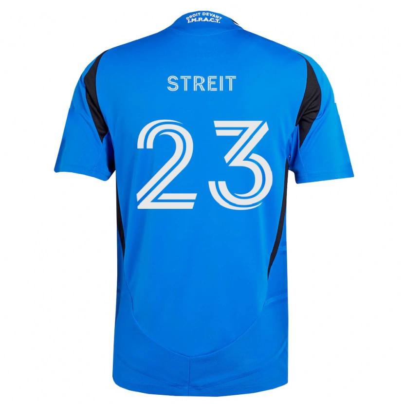 Danxen Børn Noah Streit #23 Blå Hvid Sort Hjemmebane Spillertrøjer 2026/27 Trøje T-Shirt