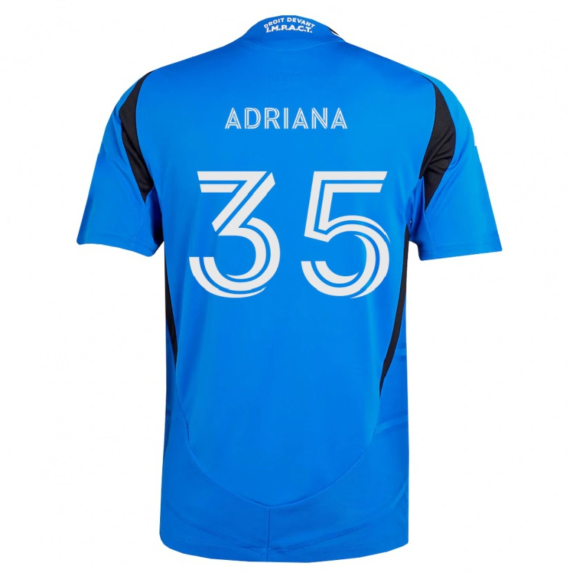Danxen Børn Teoli Adriana #35 Blå Hvid Sort Hjemmebane Spillertrøjer 2026/27 Trøje T-Shirt