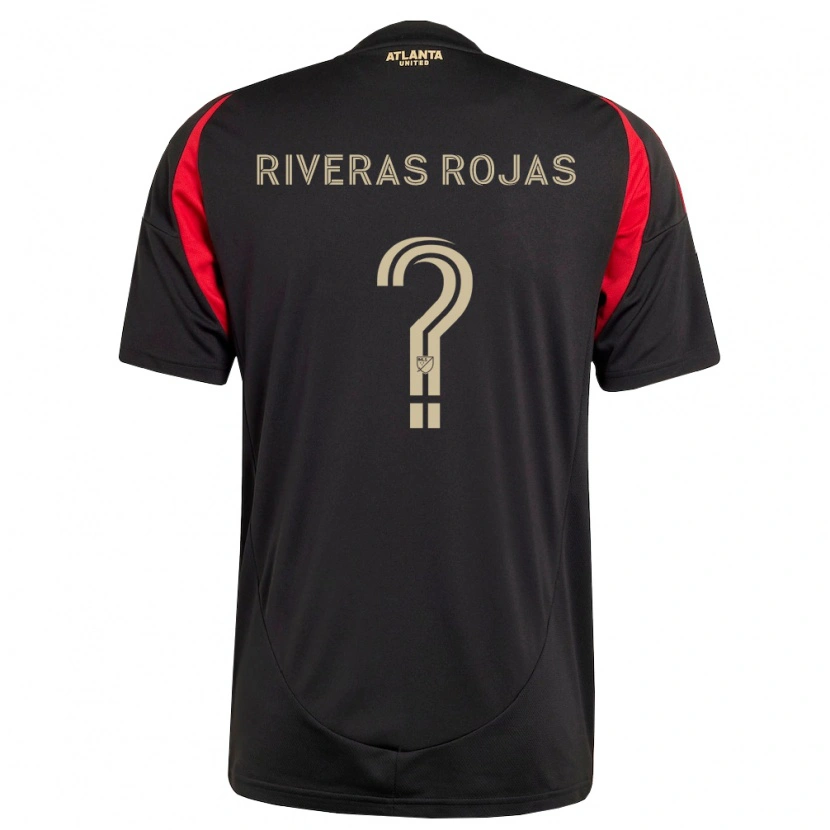 Danxen Børn Gonzalo Riveras Rojas #0 Sort Rød Hjemmebane Spillertrøjer 2026/27 Trøje T-Shirt