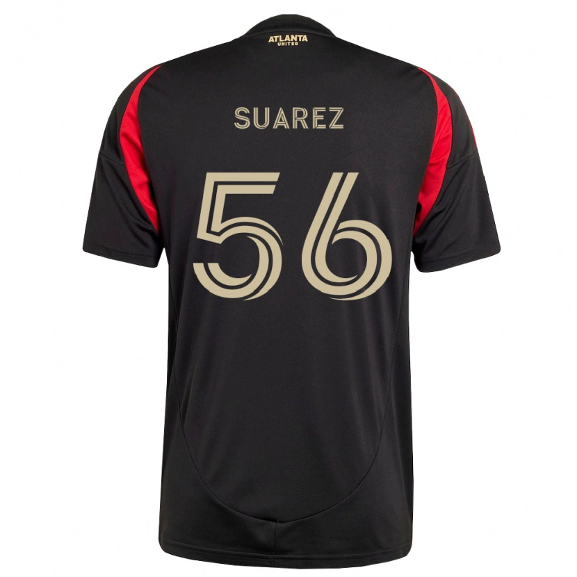 Danxen Børn Ignacio Suarez #56 Sort Rød Hjemmebane Spillertrøjer 2026/27 Trøje T-Shirt