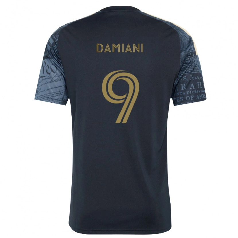 Danxen Børn Bruno Damiani #9 Marineblå Brun Hjemmebane Spillertrøjer 2026/27 Trøje T-Shirt
