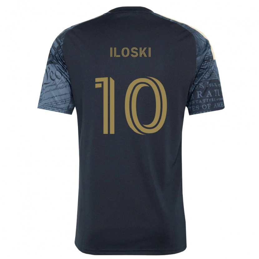 Danxen Børn Milan Iloski #10 Marineblå Brun Hjemmebane Spillertrøjer 2026/27 Trøje T-Shirt