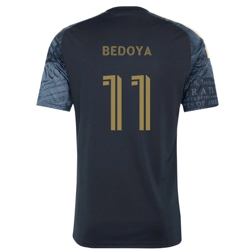 Danxen Børn Alejandro Bedoya #11 Marineblå Brun Hjemmebane Spillertrøjer 2026/27 Trøje T-Shirt