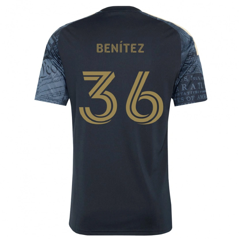 Danxen Børn Óscar Benítez #36 Marineblå Brun Hjemmebane Spillertrøjer 2026/27 Trøje T-Shirt