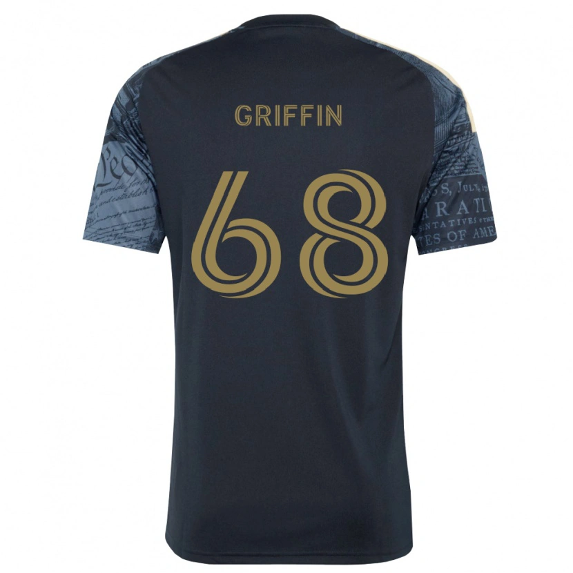 Danxen Børn Jordan Griffin #68 Marineblå Brun Hjemmebane Spillertrøjer 2026/27 Trøje T-Shirt