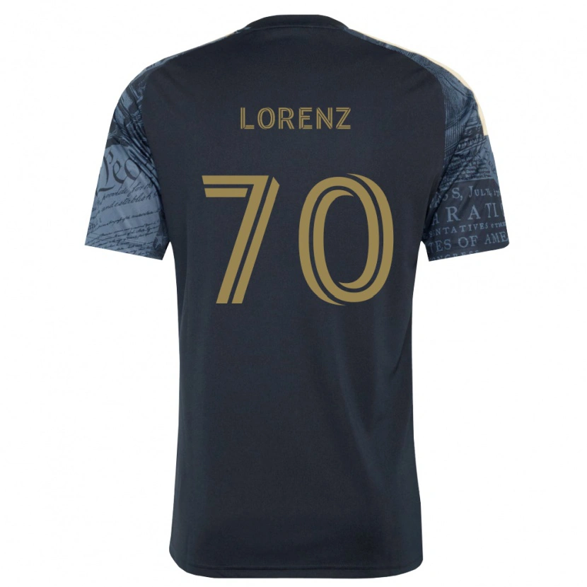 Danxen Børn Charli Lorenz #70 Marineblå Brun Hjemmebane Spillertrøjer 2026/27 Trøje T-Shirt