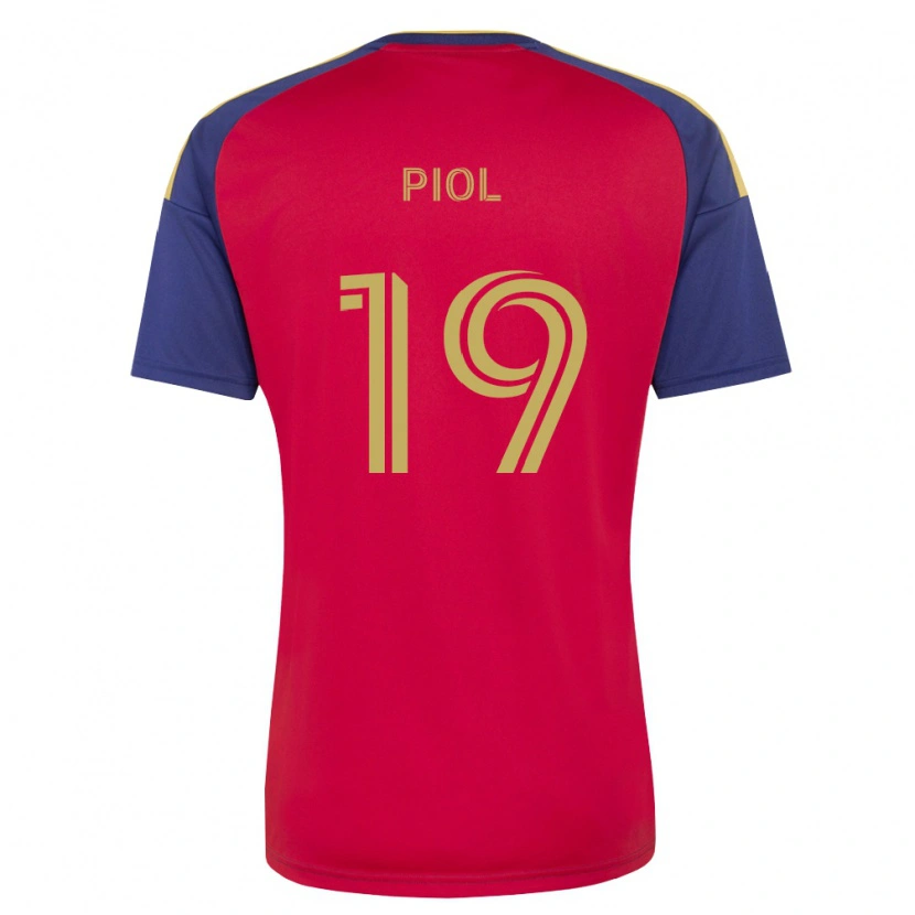 Danxen Børn Ariath Piol #19 Kongelig Blå Brun Rød Hjemmebane Spillertrøjer 2026/27 Trøje T-Shirt