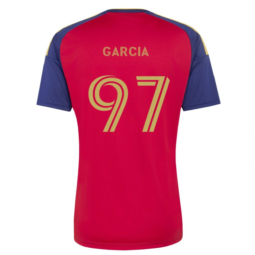 Danxen Børn Gilberto Garcia #97 Kongelig Blå Brun Rød Hjemmebane Spillertrøjer 2026/27 Trøje T-Shirt