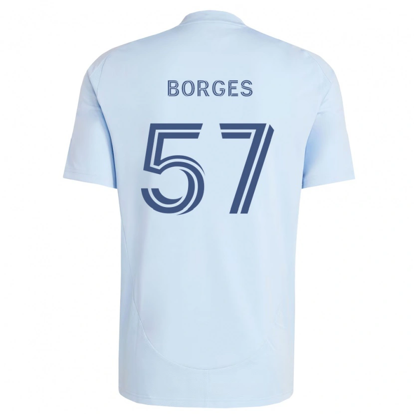Danxen Børn Diego Borges #57 Lyseblå Lysegrå Hjemmebane Spillertrøjer 2026/27 Trøje T-Shirt