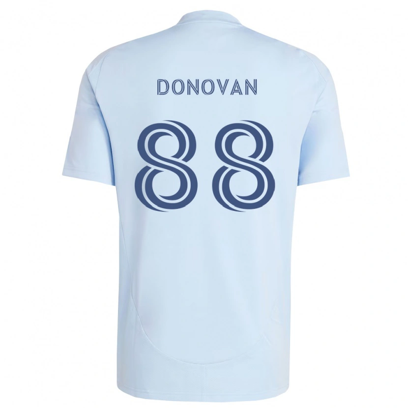 Danxen Børn Shane Donovan #88 Lyseblå Lysegrå Hjemmebane Spillertrøjer 2026/27 Trøje T-Shirt