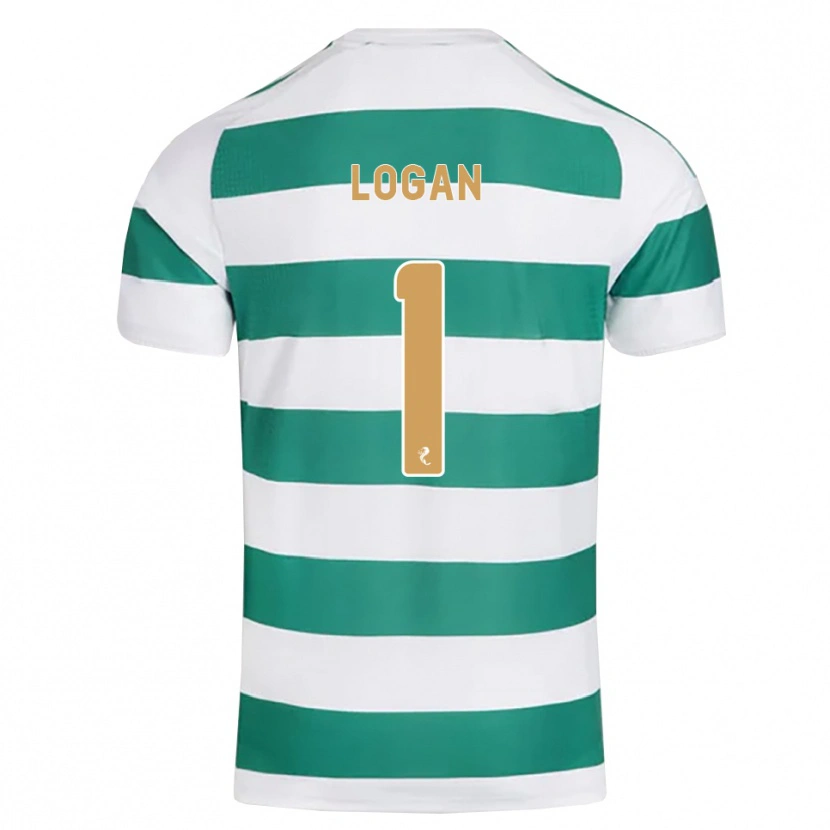 Danxen Børn Chloe Logan #1 Mørkeblå Hvid Hjemmebane Spillertrøjer 2026/27 Trøje T-Shirt