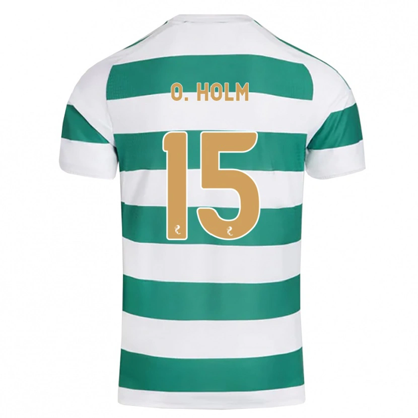 Danxen Børn Odin Thiago Holm #15 Mørkeblå Hvid Hjemmebane Spillertrøjer 2026/27 Trøje T-Shirt