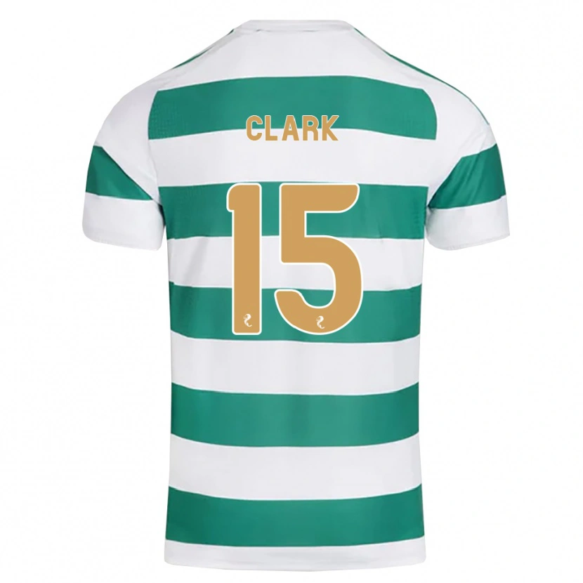 Danxen Børn Kelly Clark #15 Mørkeblå Hvid Hjemmebane Spillertrøjer 2026/27 Trøje T-Shirt