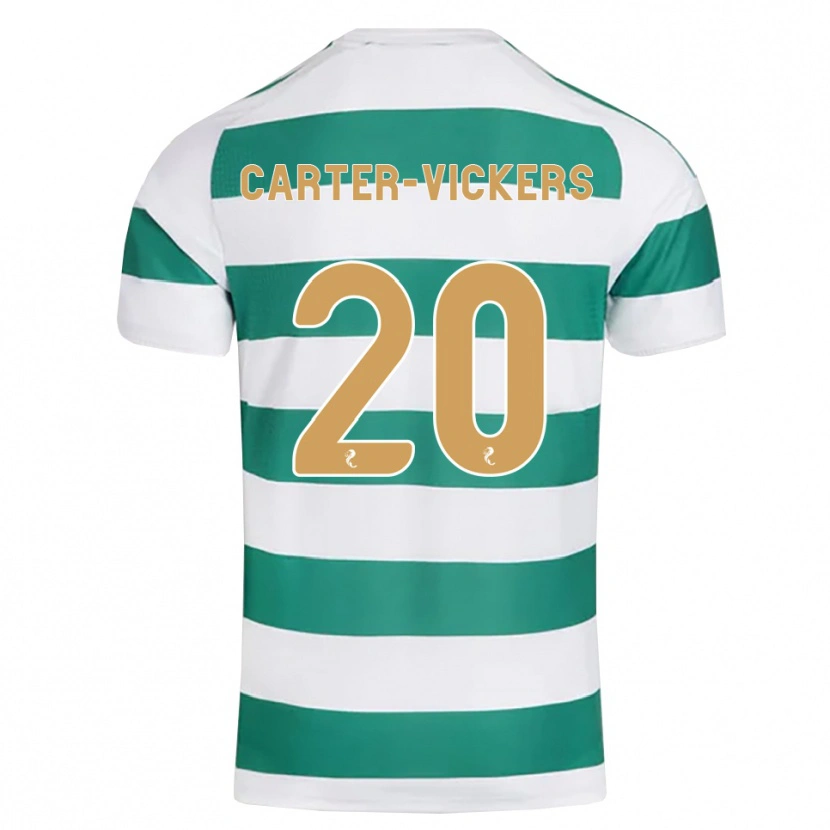 Danxen Børn Cameron Carter-Vickers #20 Mørkeblå Hvid Hjemmebane Spillertrøjer 2026/27 Trøje T-Shirt