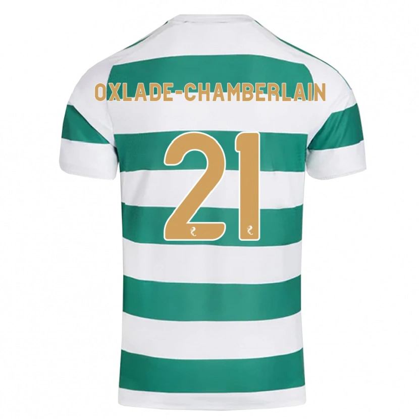 Danxen Børn Alex Oxlade-Chamberlain #21 Mørkeblå Hvid Hjemmebane Spillertrøjer 2026/27 Trøje T-Shirt