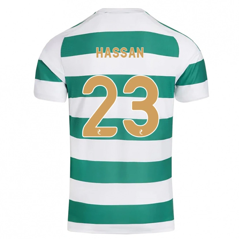 Danxen Børn Haissem Hassan #23 Mørkeblå Hvid Hjemmebane Spillertrøjer 2026/27 Trøje T-Shirt