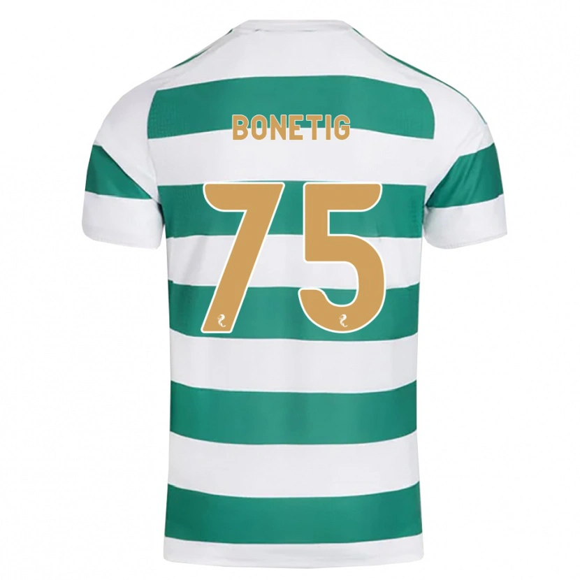 Danxen Børn Liam Bonetig #75 Mørkeblå Hvid Hjemmebane Spillertrøjer 2026/27 Trøje T-Shirt