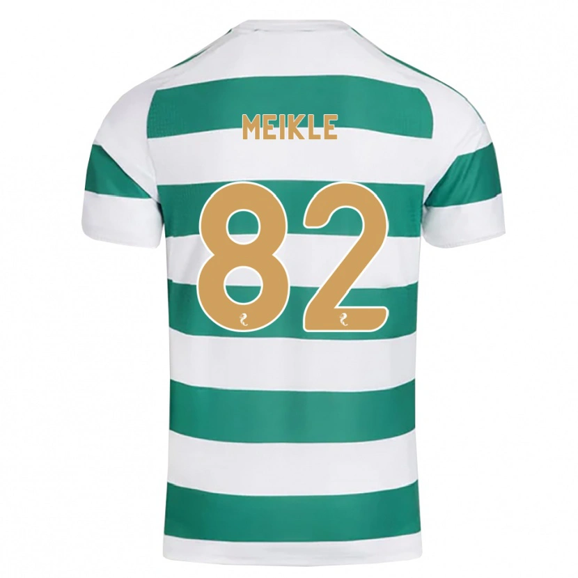 Danxen Børn Jamie Meikle #82 Mørkeblå Hvid Hjemmebane Spillertrøjer 2026/27 Trøje T-Shirt