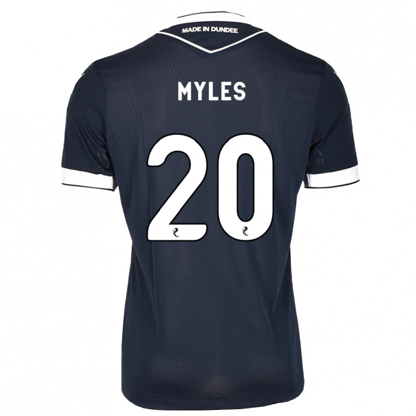 Danxen Børn Logan Myles #20 Midnatsblå Hvid Hjemmebane Spillertrøjer 2026/27 Trøje T-Shirt
