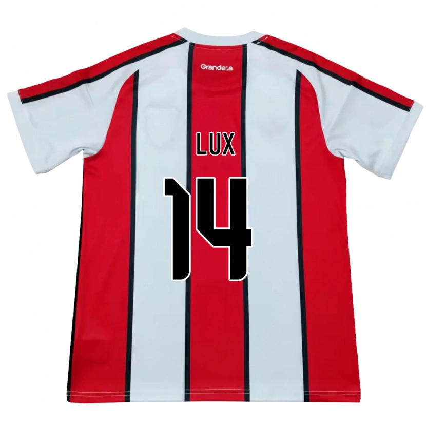 Danxen Børn German Lux #14 Hvid Rød Sort Udebane Spillertrøjer 2026/27 Trøje T-Shirt