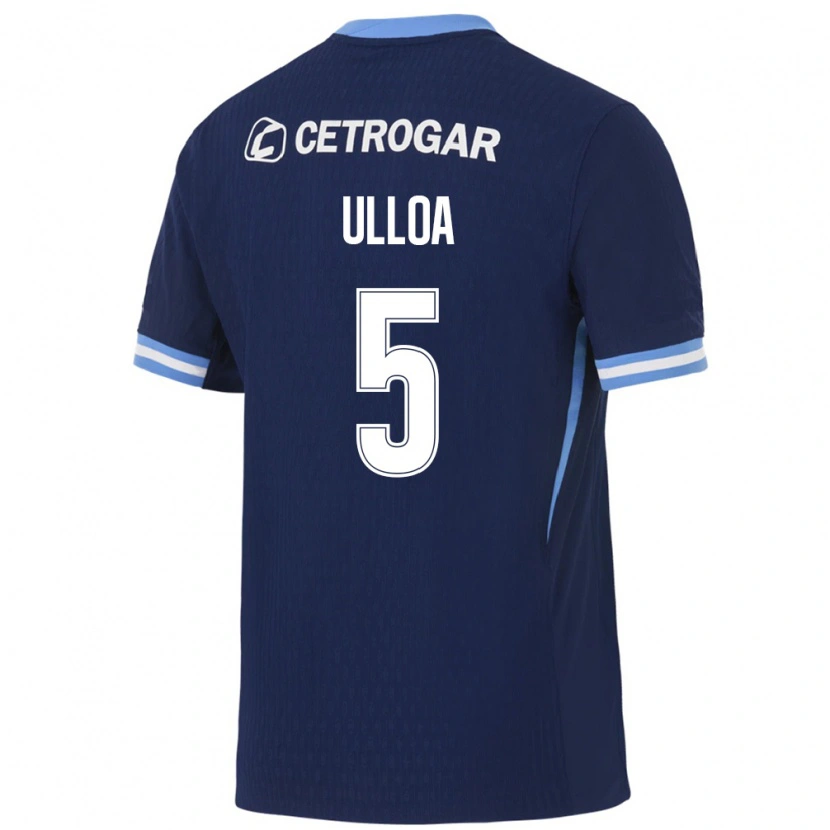 Danxen Børn Camila Ulloa #5 Kongelig Blå Lyseblå Hvid Udebane Spillertrøjer 2026/27 Trøje T-Shirt