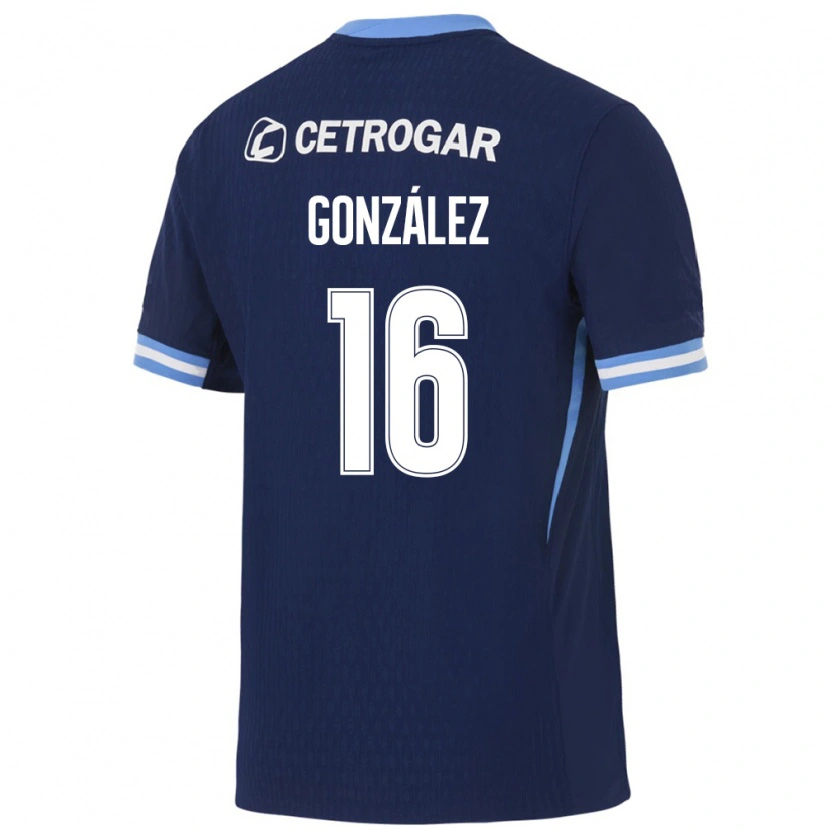 Danxen Børn Maricel González #16 Kongelig Blå Lyseblå Hvid Udebane Spillertrøjer 2026/27 Trøje T-Shirt