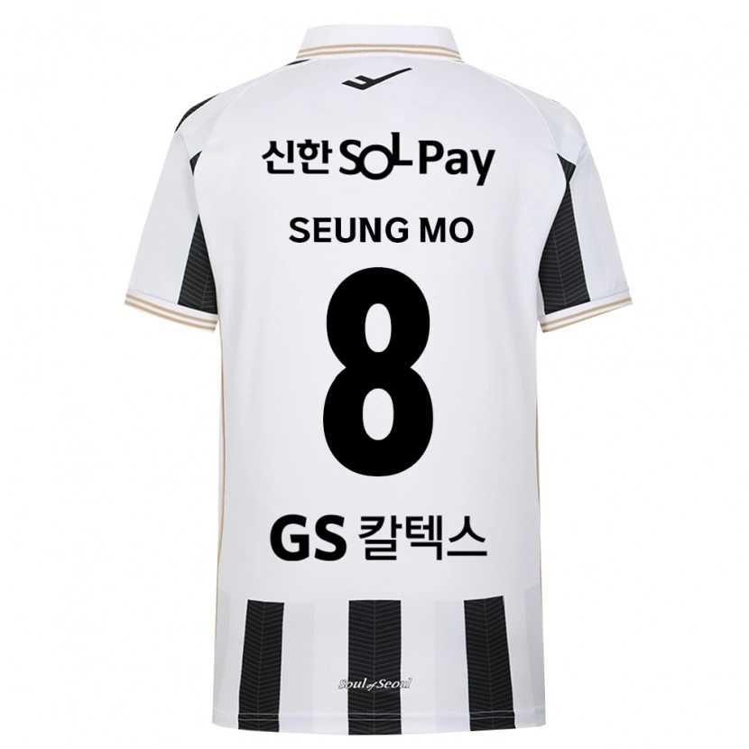 Danxen Børn Seung-Mo Lee #8 Sort Hvid Udebane Spillertrøjer 2026/27 Trøje T-Shirt