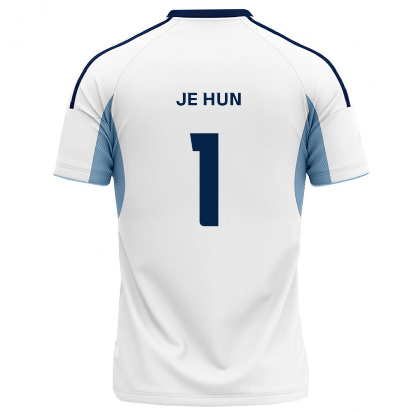 Danxen Børn Je-Hun Youn #1 Kongelig Blå Hvid Udebane Spillertrøjer 2026/27 Trøje T-Shirt